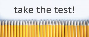 take the test yellow pencils